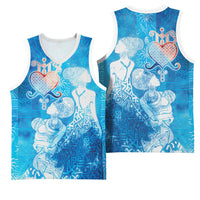 Afro Erzulie Dantor Veve Basketball Jersey Mother Goddess