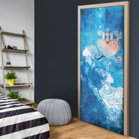 Afro Erzulie Dantor Veve Door Cover Mother Goddess