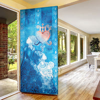 Afro Erzulie Dantor Veve Door Cover Mother Goddess