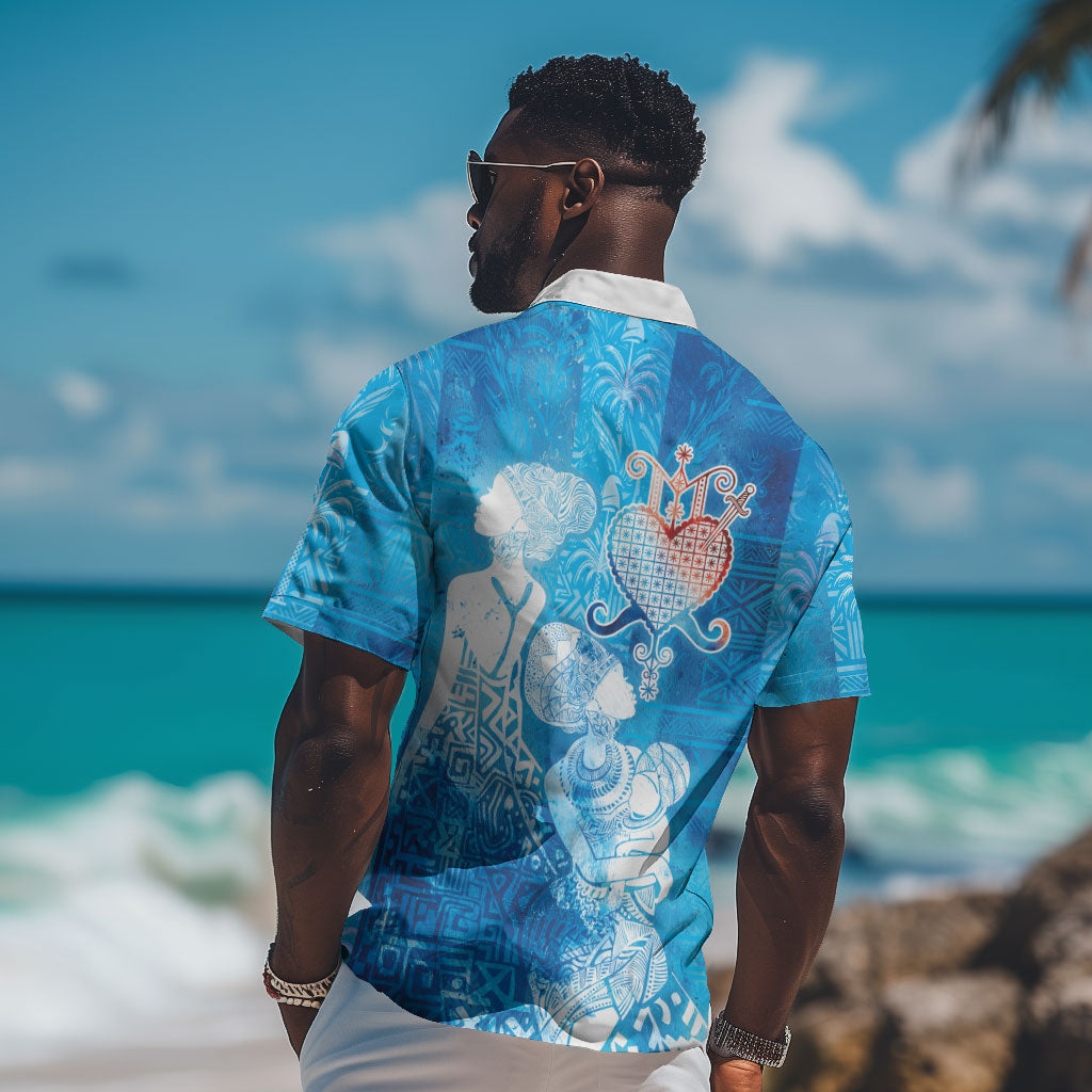 Afro Erzulie Dantor Veve Hawaiian Shirt Mother Goddess