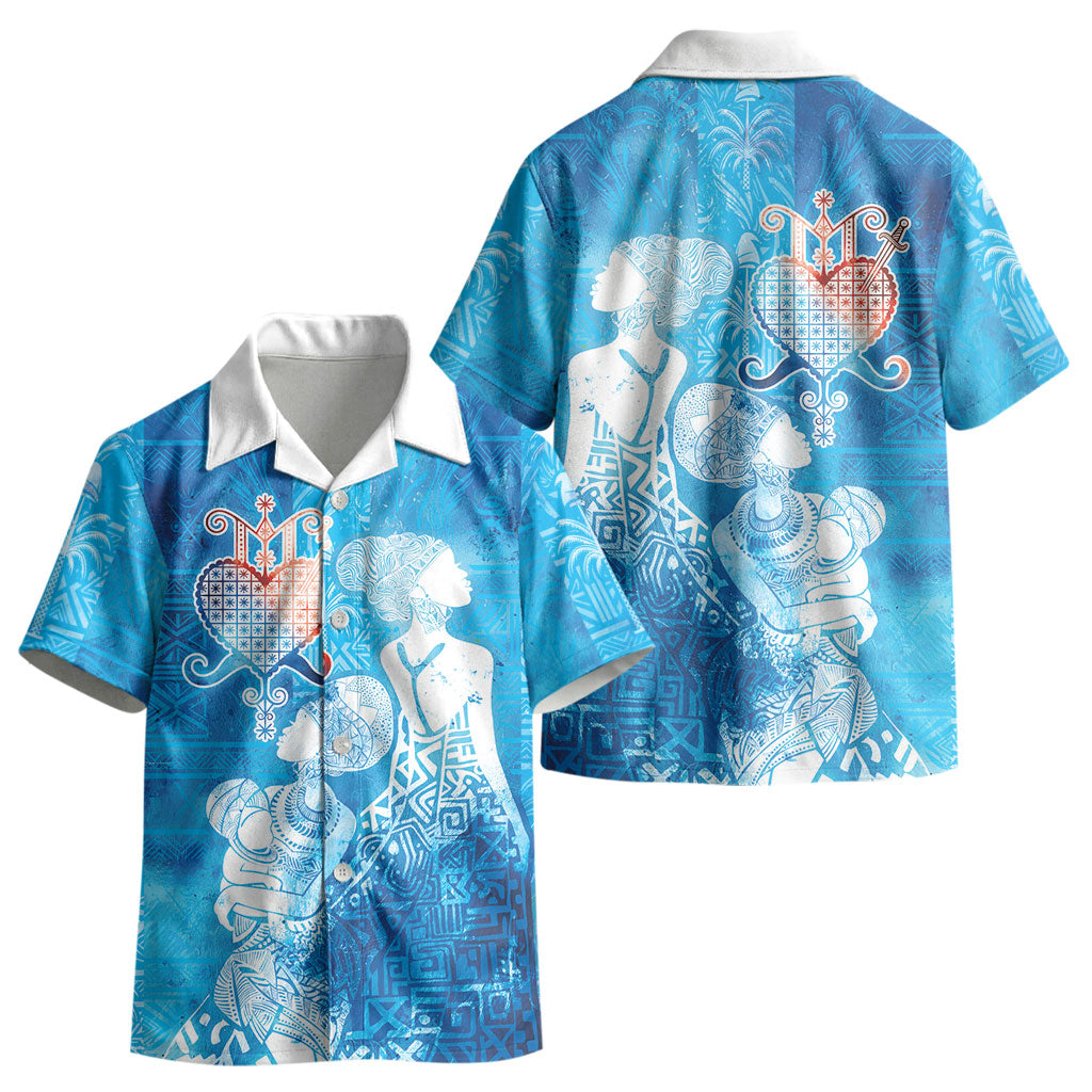 Afro Erzulie Dantor Veve Kid Hawaiian Shirt Mother Goddess LT7