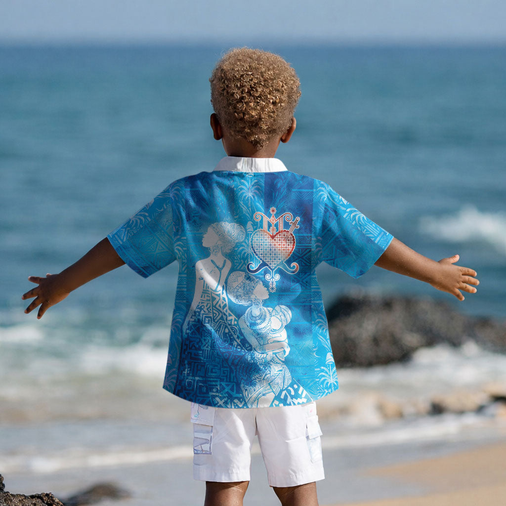 Afro Erzulie Dantor Veve Kid Hawaiian Shirt Mother Goddess LT7