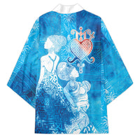 Afro Erzulie Dantor Veve Kimono Mother Goddess