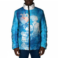 Afro Erzulie Dantor Veve Padded Jacket Mother Goddess