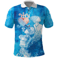 Afro Erzulie Dantor Veve Polo Shirt Mother Goddess