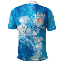 Afro Erzulie Dantor Veve Polo Shirt Mother Goddess