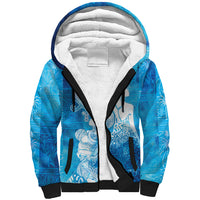 Afro Erzulie Dantor Veve Sherpa Hoodie Mother Goddess