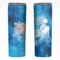 Afro Erzulie Dantor Veve Skinny Tumbler Mother Goddess