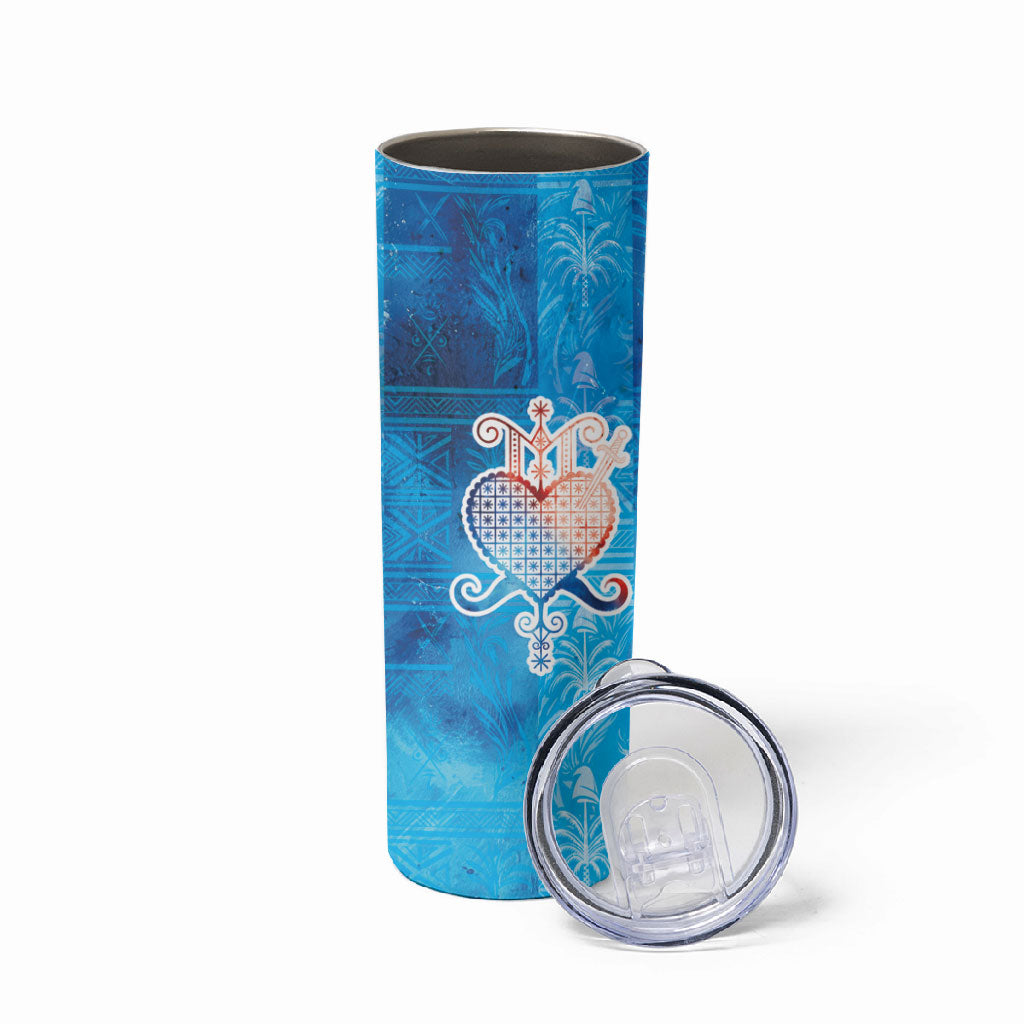 Afro Erzulie Dantor Veve Skinny Tumbler Mother Goddess