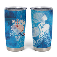 Afro Erzulie Dantor Veve Tumbler Cup Mother Goddess