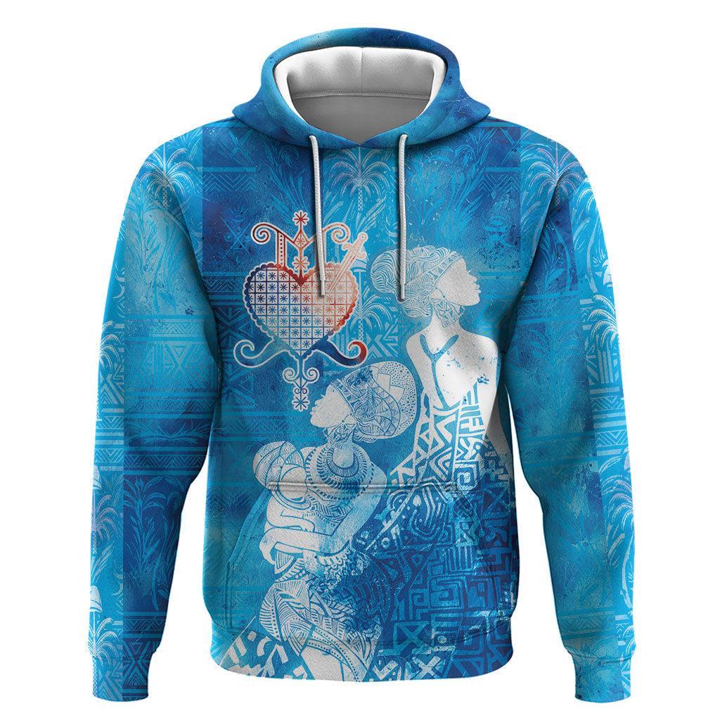 Afro Erzulie Dantor Veve Zip Hoodie Mother Goddess