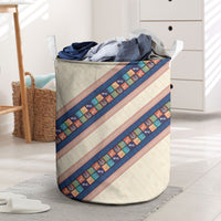 Zimbabwe Heritage Laundry Basket Screen Print Animals Motif
