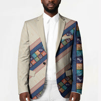 Zimbabwe Heritage Blazer Screen Print Animals Motif