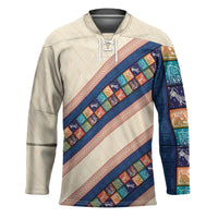 Zimbabwe Heritage Hockey Jersey Screen Print Animals Motif