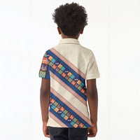 Zimbabwe Heritage Kid Polo Shirt Screen Print Animals Motif
