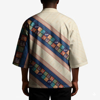 Zimbabwe Heritage Kimono Screen Print Animals Motif