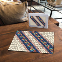 Zimbabwe Heritage Puzzle Screen Print Animals Motif
