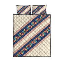 Zimbabwe Heritage Quilt Bed Set Screen Print Animals Motif