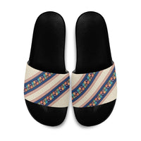 Zimbabwe Heritage Slide Sandals Screen Print Animals Motif
