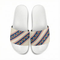 Zimbabwe Heritage Slide Sandals Screen Print Animals Motif