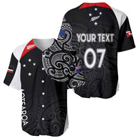Personalised New Zealand Rugby Baseball Jersey Aotearoa World Cup 2023 Champions LT7 - Wonder Print Shop