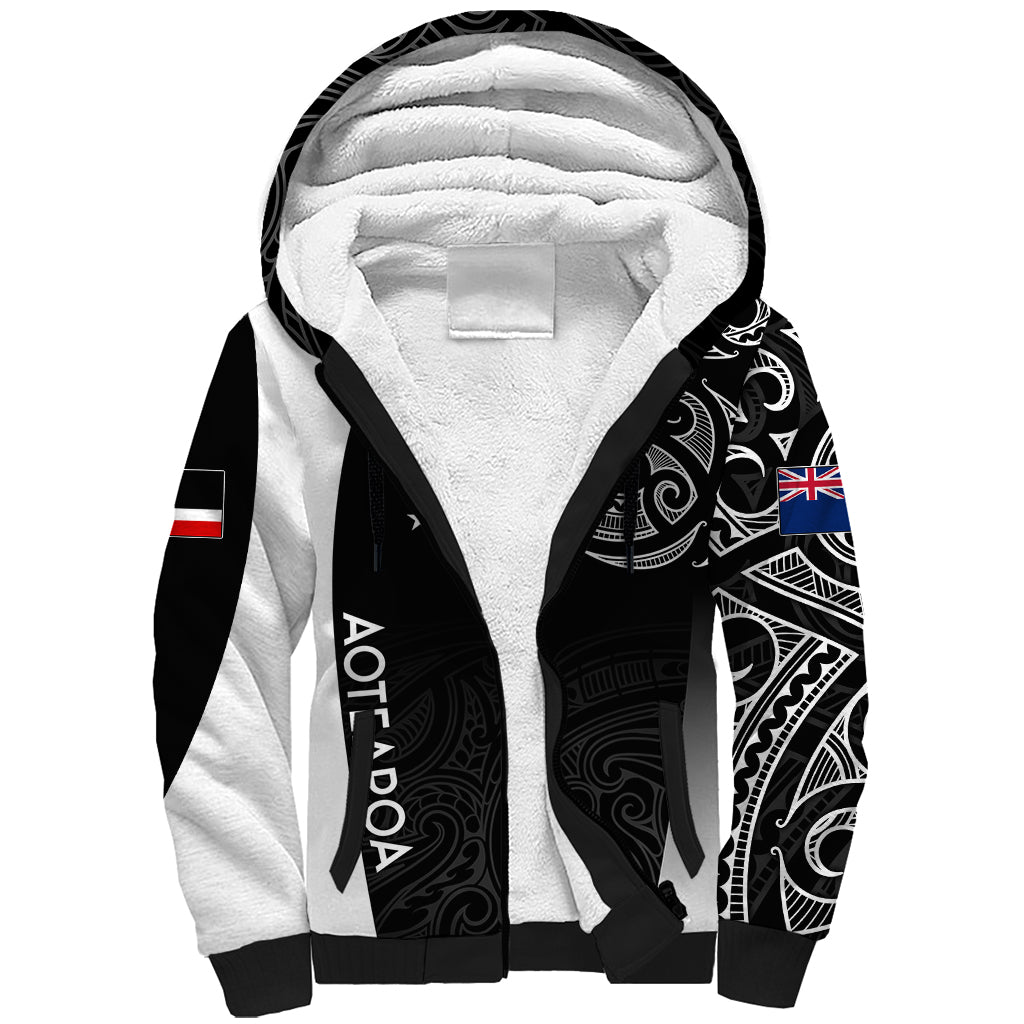 Personalised New Zealand Rugby Sherpa Hoodie Aotearoa World Cup 2023 Champions - Wonder Print Shop