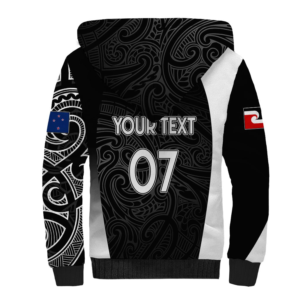 Personalised New Zealand Rugby Sherpa Hoodie Aotearoa World Cup 2023 Champions - Wonder Print Shop