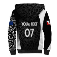 Personalised New Zealand Rugby Sherpa Hoodie Aotearoa World Cup 2023 Champions - Wonder Print Shop