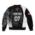 Personalised New Zealand Rugby Sleeve Zip Bomber Jacket Aotearoa World Cup 2023 Champions - Wonder Print Shop