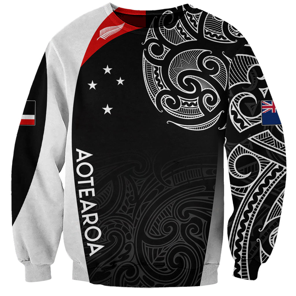 Personalised New Zealand Rugby Sweatshirt Aotearoa World Cup 2023 Champions - Wonder Print Shop