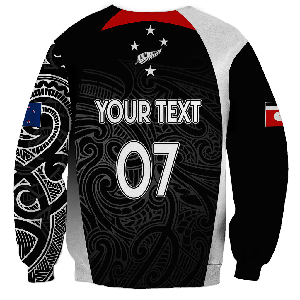 Personalised New Zealand Rugby Sweatshirt Aotearoa World Cup 2023 Champions - Wonder Print Shop