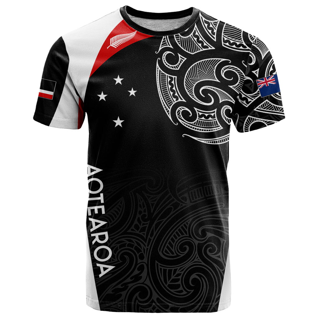 Personalised New Zealand Rugby T Shirt Aotearoa World Cup 2023 Champions - Wonder Print Shop