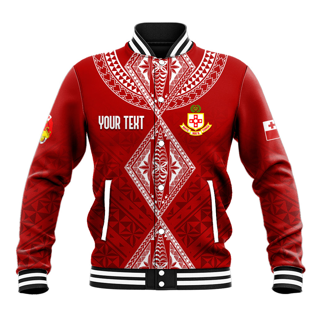 Personalised Kolisi Tonga Atele Baseball Jacket Tongan Kupesi - Special LT7 - Wonder Print Shop