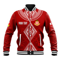 Personalised Kolisi Tonga Atele Baseball Jacket Tongan Kupesi - Special LT7 - Wonder Print Shop