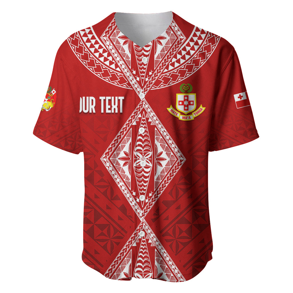 Personalised Kolisi Tonga Atele Baseball Jersey Tongan Kupesi - Special LT7 - Wonder Print Shop