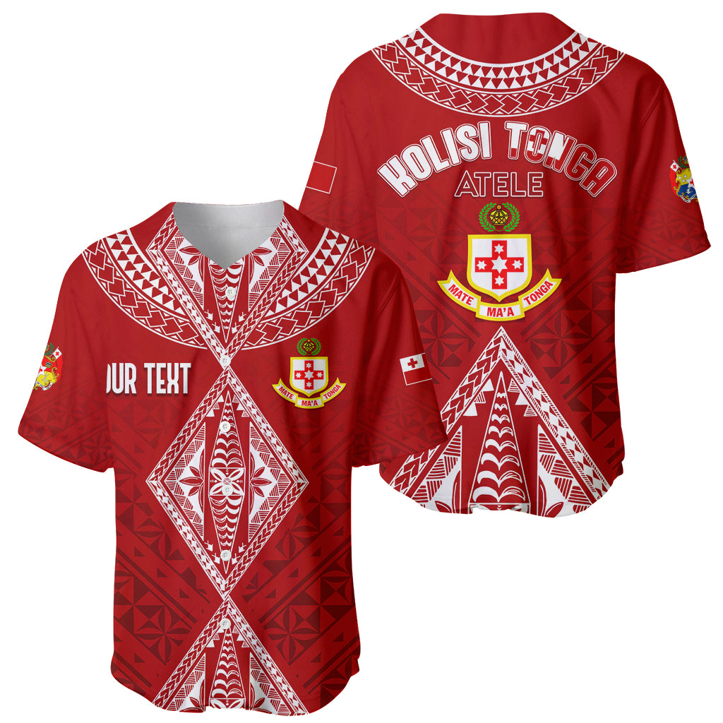 Personalised Kolisi Tonga Atele Baseball Jersey Tongan Kupesi - Special LT7 - Wonder Print Shop