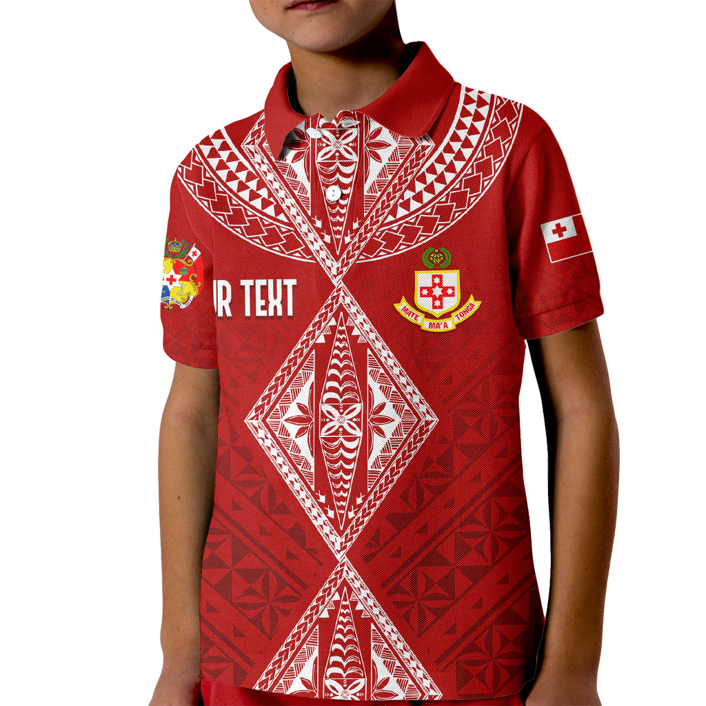 Personalised Kolisi Tonga Atele Kid Polo Shirt Tongan Kupesi - Special - Wonder Print Shop