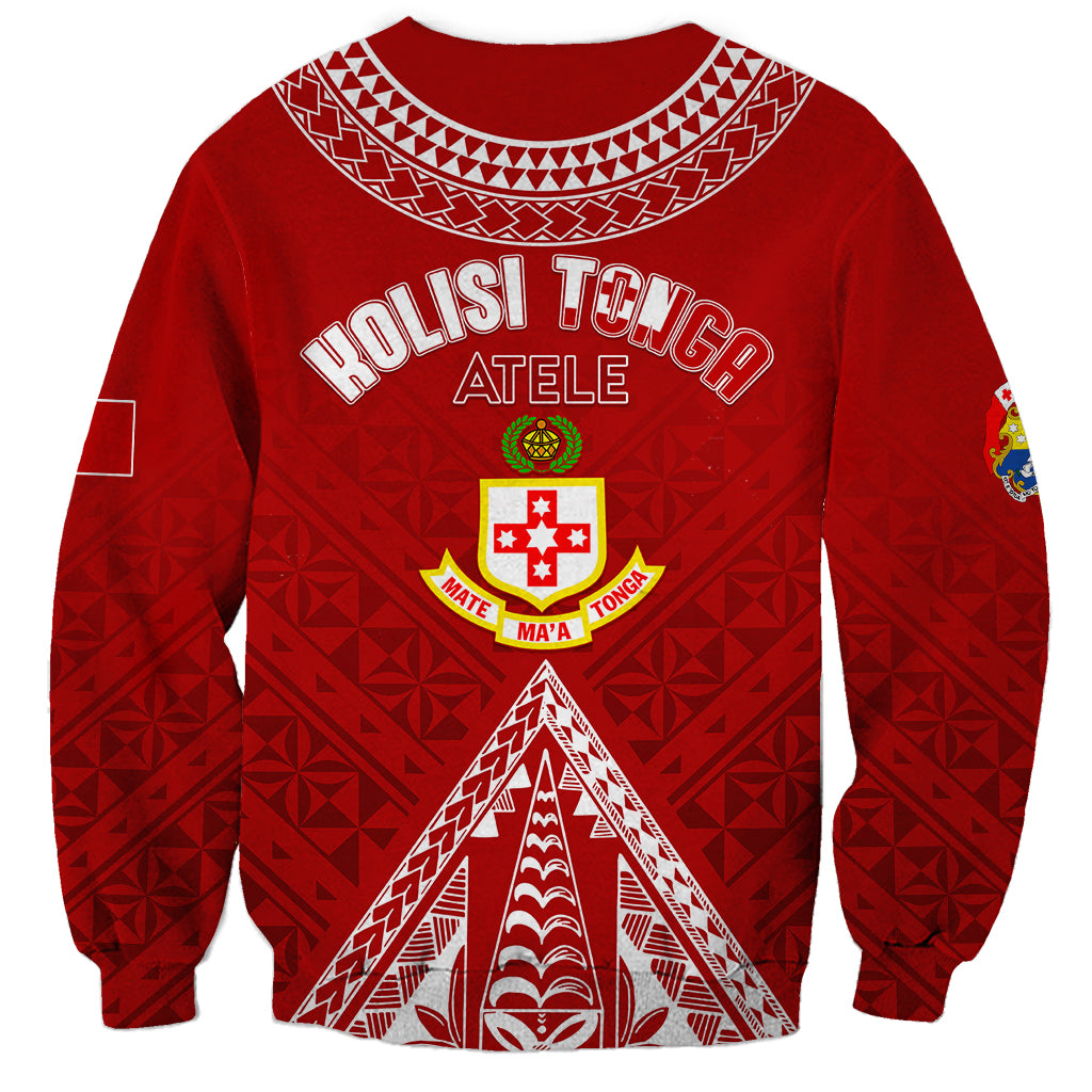 Personalised Kolisi Tonga Atele Sweatshirt Tongan Kupesi - Special - Wonder Print Shop