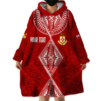 Personalised Kolisi Tonga Atele Wearable Blanket Hoodie Tongan Kupesi - Special - Wonder Print Shop