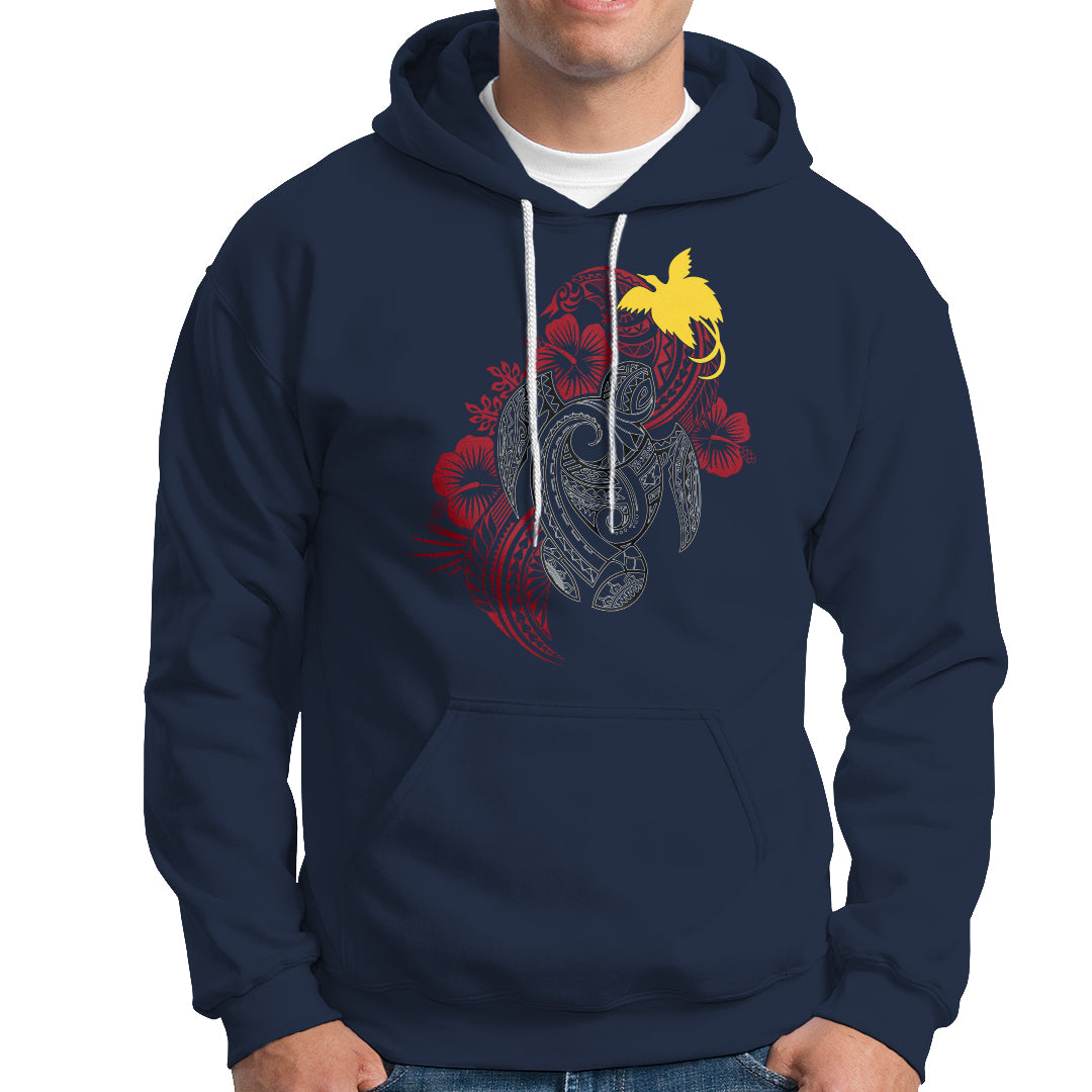 Papua New Guinea Hoodie Tribal Turtle - Wonder Print Shop