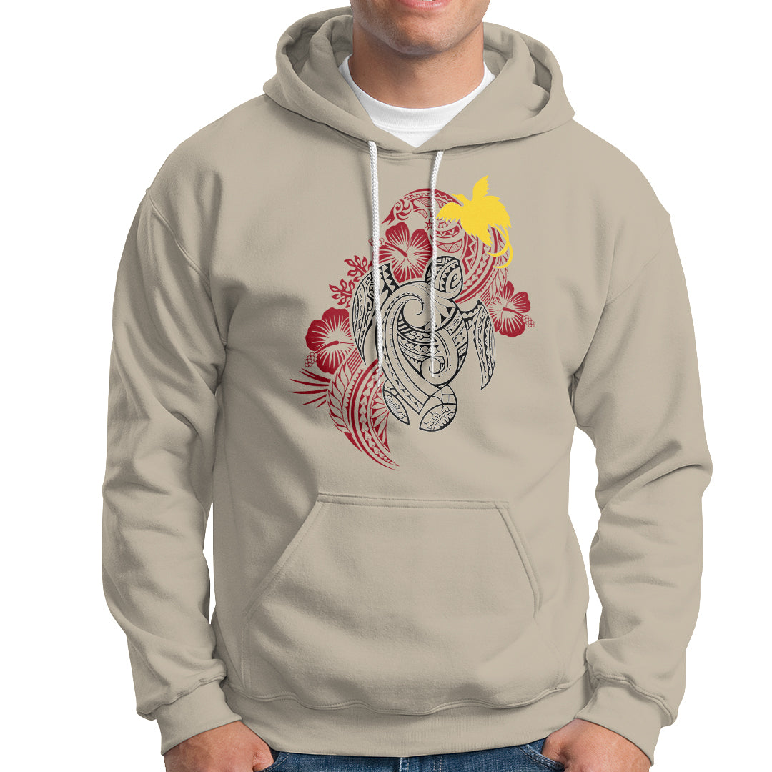 Papua New Guinea Hoodie Tribal Turtle - Wonder Print Shop