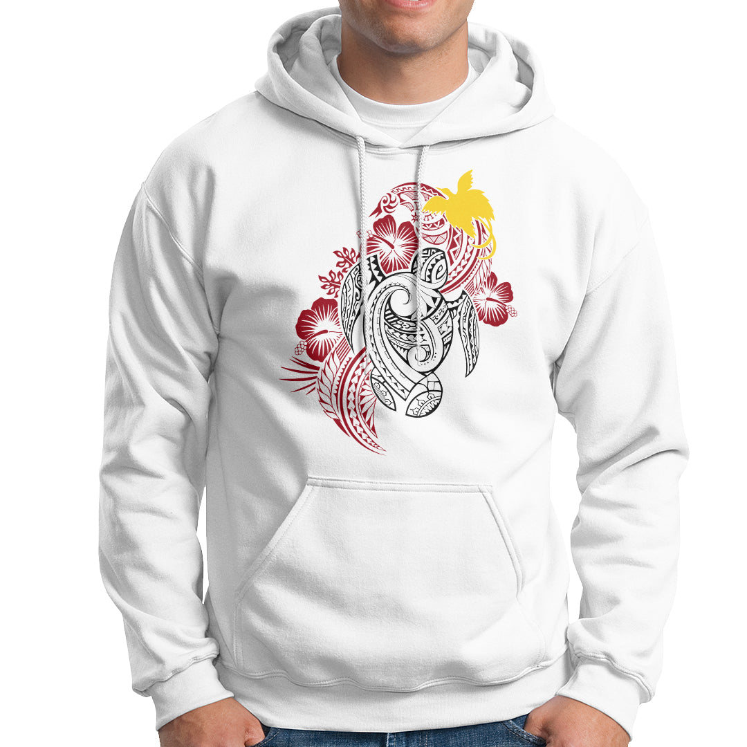 Papua New Guinea Hoodie Tribal Turtle - Wonder Print Shop