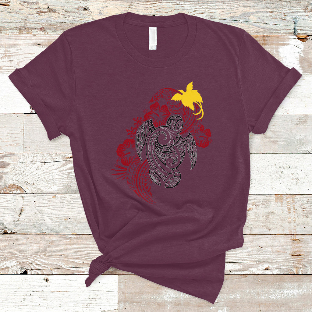 Papua New Guinea T Shirt Tribal Turtle - Wonder Print Shop