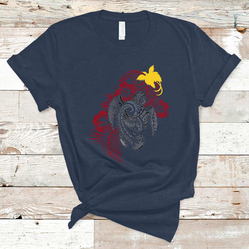 Papua New Guinea T Shirt Tribal Turtle - Wonder Print Shop