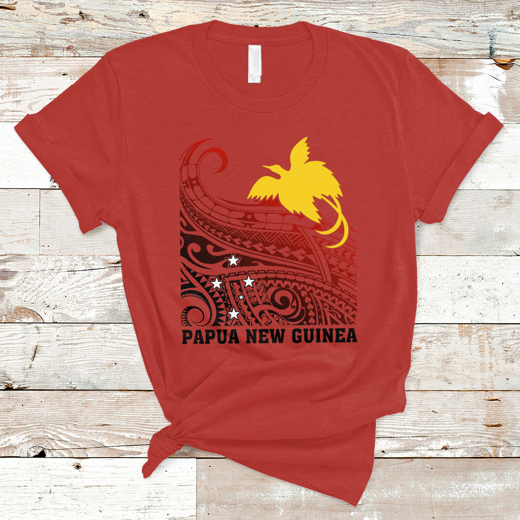 Papua New Guinea T Shirt Bird-of-Paradise PNG - Wonder Print Shop