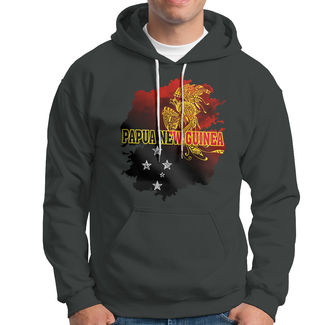 Papua New Guinea Hoodie Bird-of-Paradise PNG Flag - Wonder Print Shop