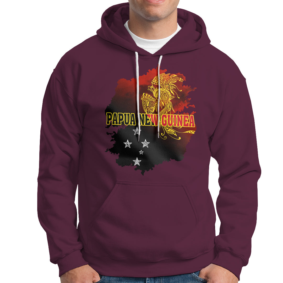 Papua New Guinea Hoodie Bird-of-Paradise PNG Flag - Wonder Print Shop
