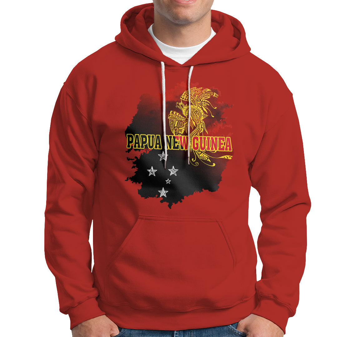 Papua New Guinea Hoodie Bird-of-Paradise PNG Flag - Wonder Print Shop