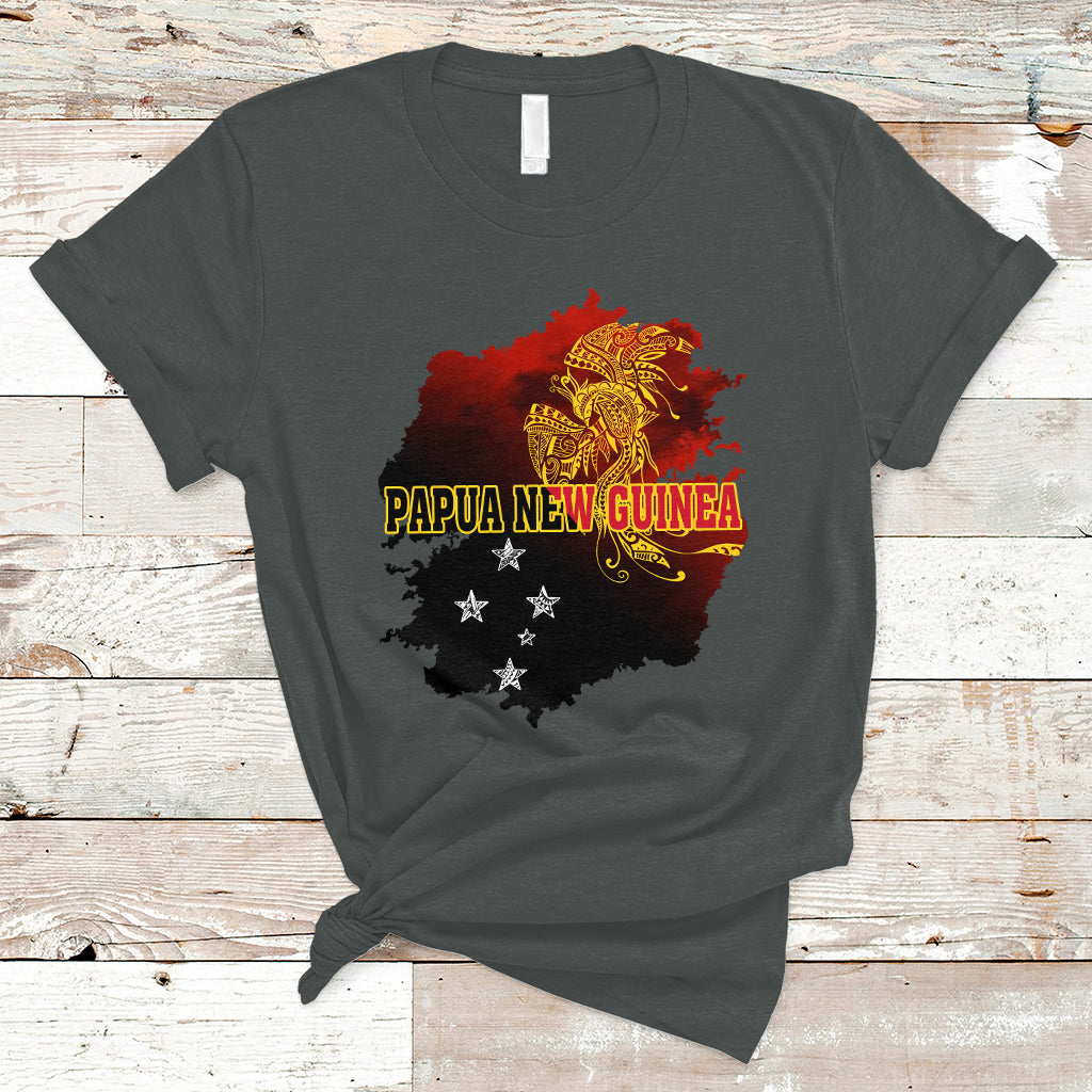 Papua New Guinea T Shirt Bird-of-Paradise PNG Flag - Wonder Print Shop