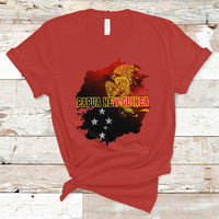 Papua New Guinea T Shirt Bird-of-Paradise PNG Flag - Wonder Print Shop